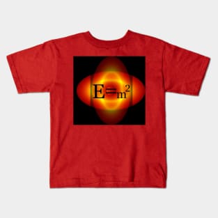 E = m2 atom design A Kids T-Shirt